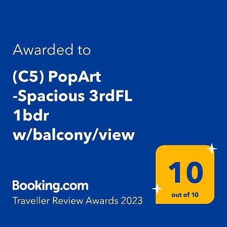 Popart -Spacious 3Rdfl 1Bdr W/Balcony/View Daire Atina Dış mekan fotoğraf